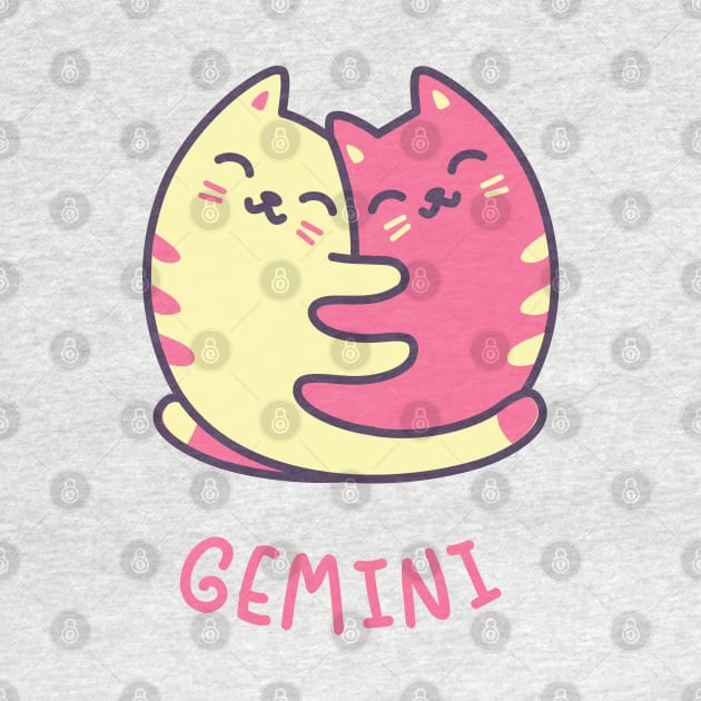 Funny Gemini Cat Horoscope Tshirt - Astrology and Zodiac Gift Ideas! by BansheeApps